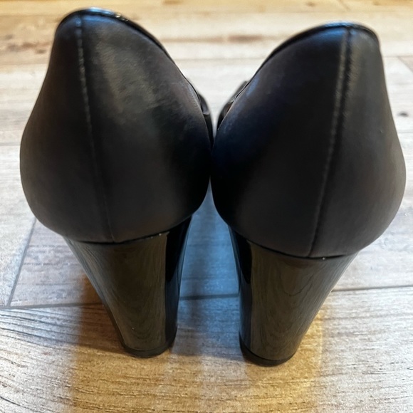 Giorgio Fabiani Leather Platform Shoes Made in Italy Size 10 - Picture 4 of 7